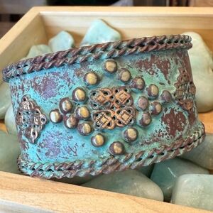 Verdigris Relic Cuff NWT